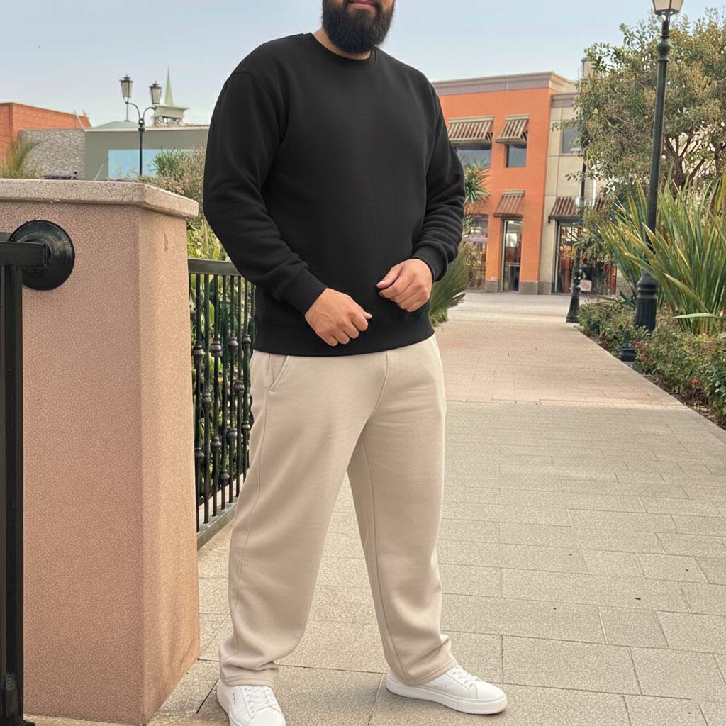 Oversized Sweatshirt - Black