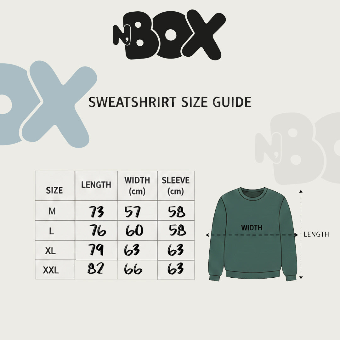 Oversized Sweatshirt - Muted Burgundy