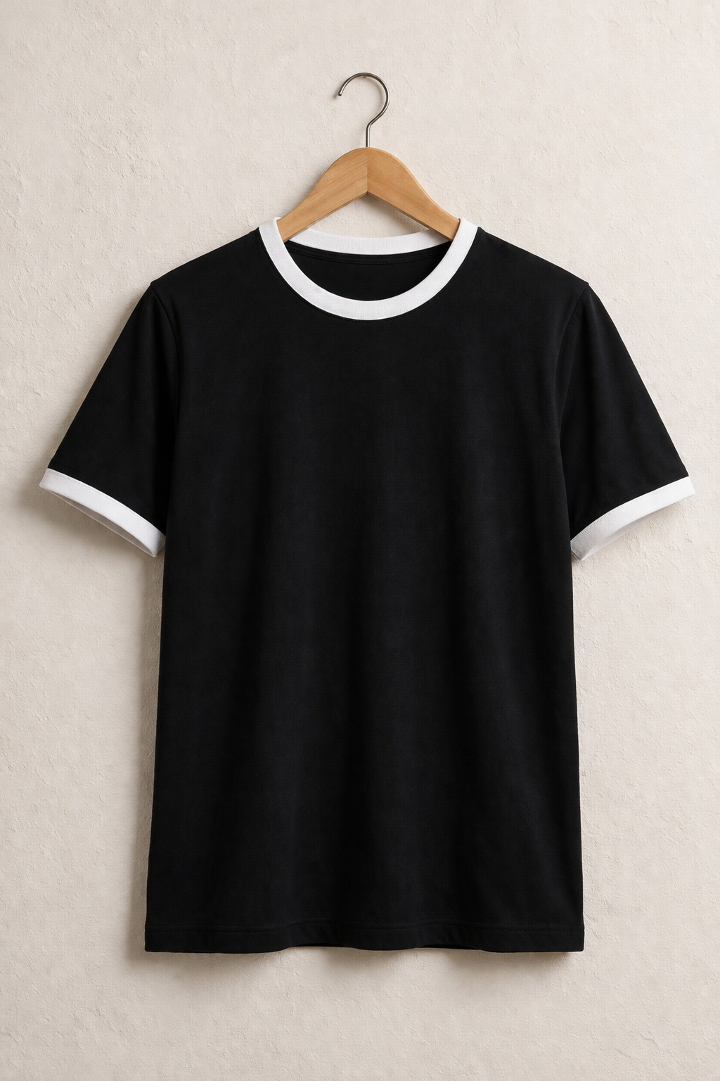 Ringer Tee/Black