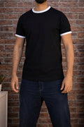 Ringer Tee/Black