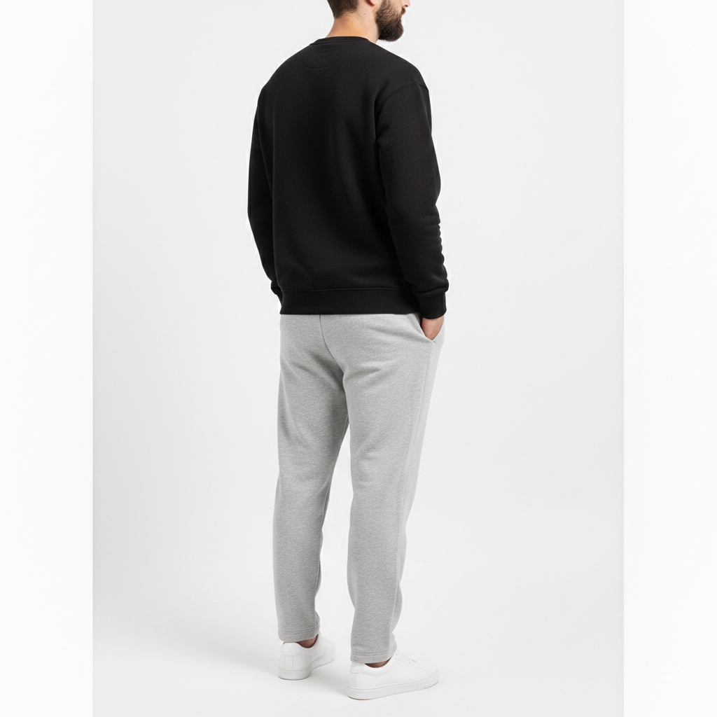 Oversized Sweatshirt - Black