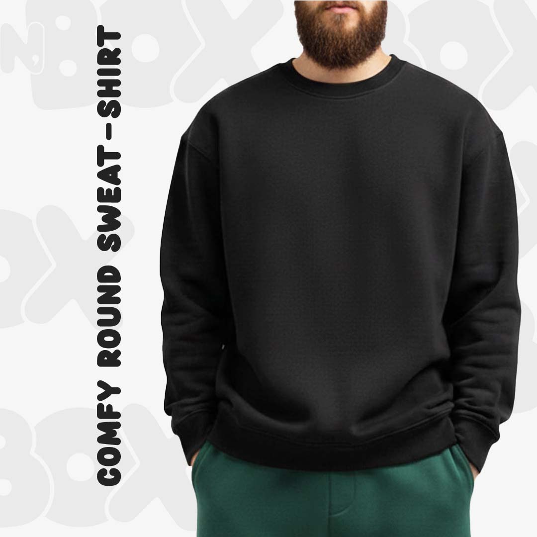 Oversized Sweatshirt - Black