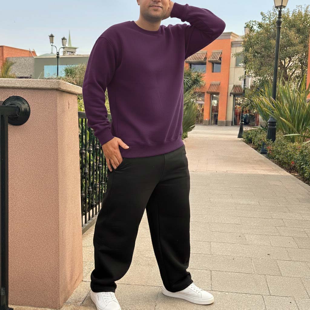 oversized Sweatpants - Black