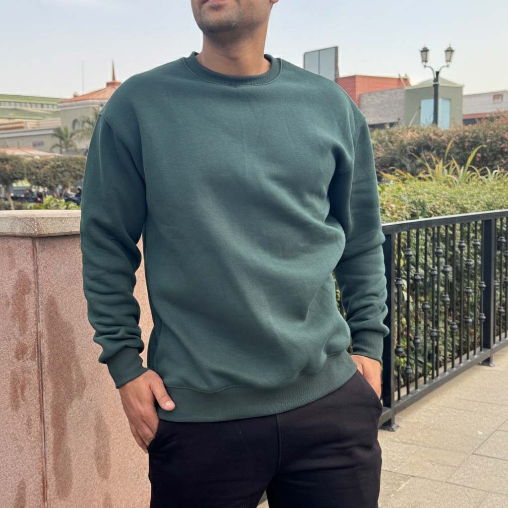 Oversized Sweatshirt - Green