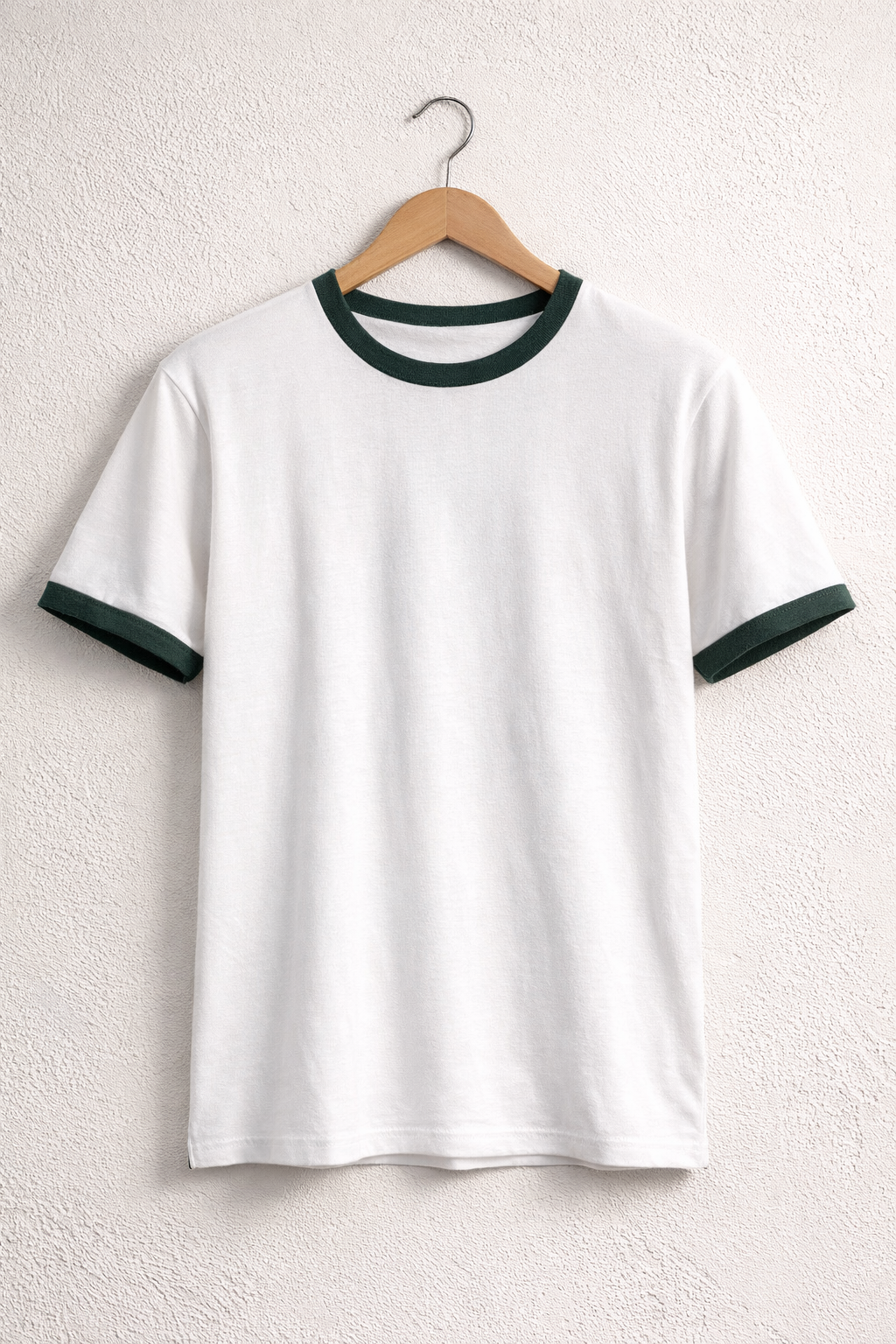 Ringer Tee/White